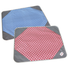 sceneby 阻隔墊馬桶墊粉色+藍色, 1套