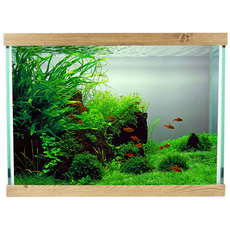 MOBYDICK 現代魚缸 A300 + 蓋子, 棕色