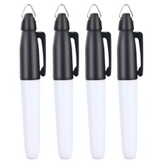 프리존 골프 필드 용품 볼라이너 펜 4p, 블랙
