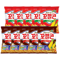 롯데제과 꼬깔콘(고소+군옥수수)72gX10봉, 10개, 67g