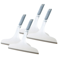 무만 물기제거 스퀴지 욕실 주방 미니 바닥 유리 2+2, 4개, 화이트