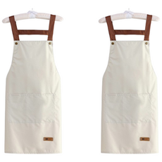 1+1 방수 심플 깔끔한 앞치마 공방 작업 주방 서빙