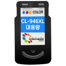 잉크메이드 PG-945XL CL-946XL 캐논호환 잉크 MG3090 TS3490 MG2490 MG3095W TS3492 TR4690 TR4695 TS3491, 2. 칼라대용량재생잉크 [잉크메이드], 1개