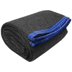 그늘애 차광막 95% 흑색 2면 4면 봉재 UV 그늘막 차광망 차양막 햇빛차단 햇빛가리개 옥상 세차장, 95% 3mx6m(4면봉재)+로프10m