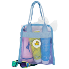 수더쿠 수영 목욕 메쉬 가방 망사 파우치, 라벤더