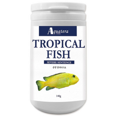 아쿠아테라 중형 열대어 사료, 140g, 1개