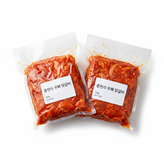 매운맛 춘천식 순살 닭다리살 양념 닭갈비 500g x 2팩, 2개