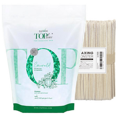 이탈왁스 핫필름왁스 에메랄드 + 우드스파츌라, 1개, 750ml