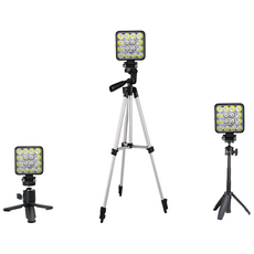 하우투 USB 볼락 집어등 48W 보조배터리 다색 녹색 백색 갈치 낚시 고효율 투컬러, 선택03. 대형 삼각대, 1개