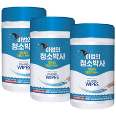 유한그린텍 마법의 청소박사 160매 찌든때 기름때 제거 만능 크리너 주방용 세정제 인덕션 싱크대 청소 티슈, 3개