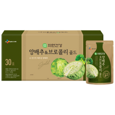 자연건강 양배추&브로콜리 골드 양배추즙, 1박스, 2.4L