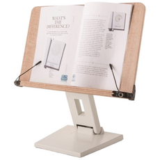 아이레벨 독서대 N40H-W 원목 높이 조절 +3cm UP 화이트 책받침대