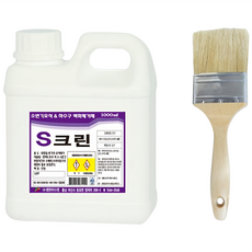 S크린 1L 화장실 변기 소변기 요석제거제 하수구 물때 백화제거제 타일 찌든때 청소 세제, 1개