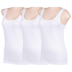 여성 매일매일 순면100% 민소매 나시 런닝 3매