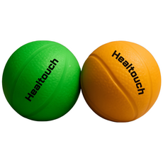 힐터치 손가락 재활운동용 마사지볼 재활공, 2개, 연두