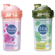 코멕스 바이오킵스 차통 물통 티보틀 필터내장 (500ml), 혼합 색상, 500ml, 1개