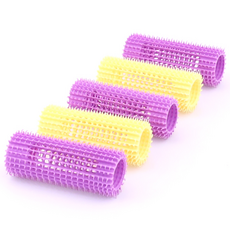 JUT 髮捲 長度 70mm 小 31mm, 混合顏色, 5個