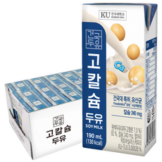[건국우유] 고칼슘두유 190ml 24팩, 24개