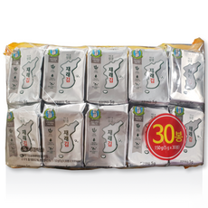 지도표 성경김 재래김 30봉 국내산 재래식탁김 조미김 전장김, 150g, 1세트