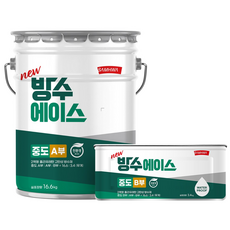 삼화페인트 방수에이스 중도 20KG 우레탄 옥상방수페인트 중도 2액형, 회색, 1세트, 16L