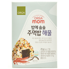 ORGA 孩童拌飯海苔香鬆, 海鮮口味, 28g, 1盒