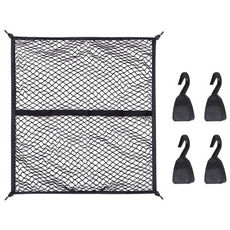 [캐딘스] 차량용 트렁크 그물망 SUV 세단 픽업트럭 적재함 네트 100x100cm 고탄성 나일론 1분설치, 1개