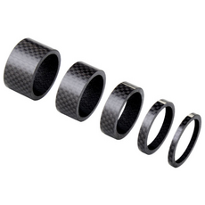 초경량 헤드셋 카본 스페이서 링 5세트, 1세트, 블랙