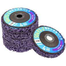 MODE 모든 철기시대 CNS 디스크 7인치 4인치 녹제거 페인트제거 수세미 용접마무리 스트리핑 디스크 그라인더 날 연마 페인트 클린 스트립 디스크 실리콘 카바이드, 1개