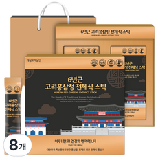 KOREAN RED GINSENG FARMER 6年根紅蔘精華飲隨身包 30條入+提袋, 360g, 8個