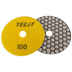 다이아몬드 건식 연마 패드 4인치 100방 대리석 탕일 샌딩 폴리싱, 1개