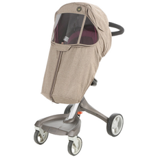맘네스트 스토케 익스플로리 유모차 전용 방한 방풍 손잡이 바퀴커버 유모차방한/방풍커버, 익스-4계절-베이지멜란지, 1개