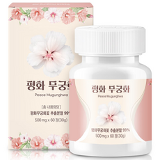 [본사출고] 평화 무궁화, 1개, 60정