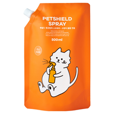 펫쉴드 항균 탈취 고양이 스프레이 500ml 리필용, 1개