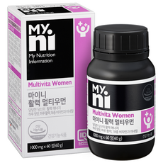 Myni 女性綜合維他命礦物質保健錠, 60顆, 1罐