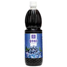 해피스위치 과일농축액 블루베리 아이스티, 2개, 1L