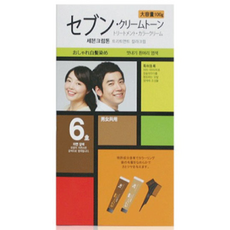 세븐크림톤 트리트먼터 칼라크림 새치염색약 6호 자연갈색, 1개