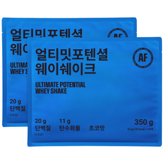 얼티밋포텐셜 웨이 WHEY WPI 프로틴 단백질쉐이크 헬스 단백질보충제 분말, 350g, 2개