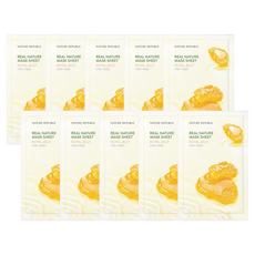 네이처리퍼블릭 리얼 네이처 로얄젤리 마스크팩, 30개, 1개입