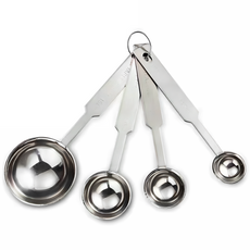 계량스푼4P 베이킹 제빵 계량수저 4가지계량 스텐레스 주방, 1개