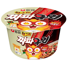 농심 앵그리 짜파구리 큰사발 컵라면, 5개