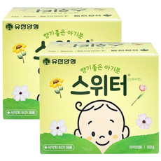 유한양행 스위터 베이비 파우더, 100g, 2개