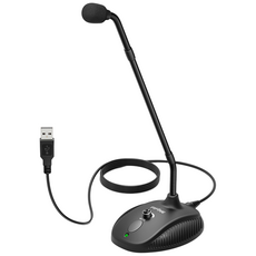 피파인 유선 구즈넥 마이크, K052, 블랙