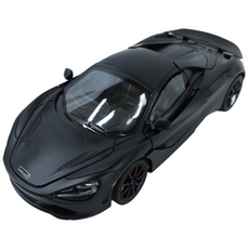 1:24 맥라렌 720S 컨버터블 스포츠카 모형 mcraren 다이캐스트, 블랙(무광), 1개, 블랙(무광)