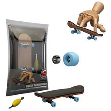 기본 핑거보드 손가락 스케이트보드 fingerboard, 스카이블루바퀴, 1개