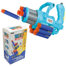 토이즈데이 개틀링 슈팅 다트건 다트탄 10발 포함 단체 장난감 선물, 1개, 멀티혼합