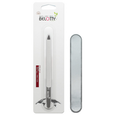 BELOTTY 不鏽鋼美甲銼刀組 NFS-162, 混色 + 灰色, 1套