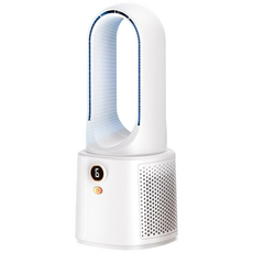 Ximeng 스탠드형 저소음 가정용 리모컨 휴대용 무선 날개없는 선풍기, 선풍기-(스프레이무포함)