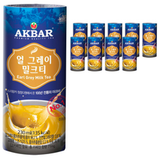 아크바 얼그레이 밀크티, 230ml, 10개