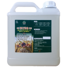 5리터 붕산칼슘 칼슘13% 붕소2% 질소7.5% 가리5% 배추 고추 사과 배 복숭아 자두 고구마 감자 양파 마늘, 1개, 5L