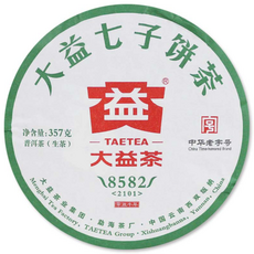 대익차 보이차 8582 생차, 357g, 1개